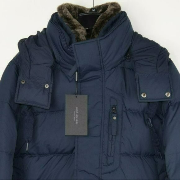 NWT Andrew Marc Baltic DOWN Filled Water-Resistant Hooded Coat Puffer Jacket - Picture 3 of 6